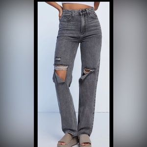 Pacsun Wash Black Ripped ‘90s Boyfriend Jeans